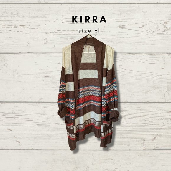 Kirra Bohemian Open Cardigan With Pockets Size XL - Picture 1 of 4